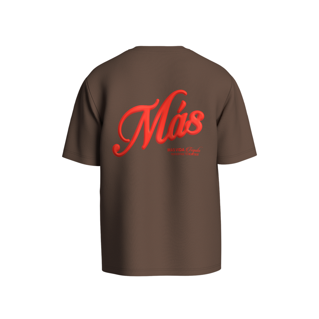 Más Puff Tee Brown