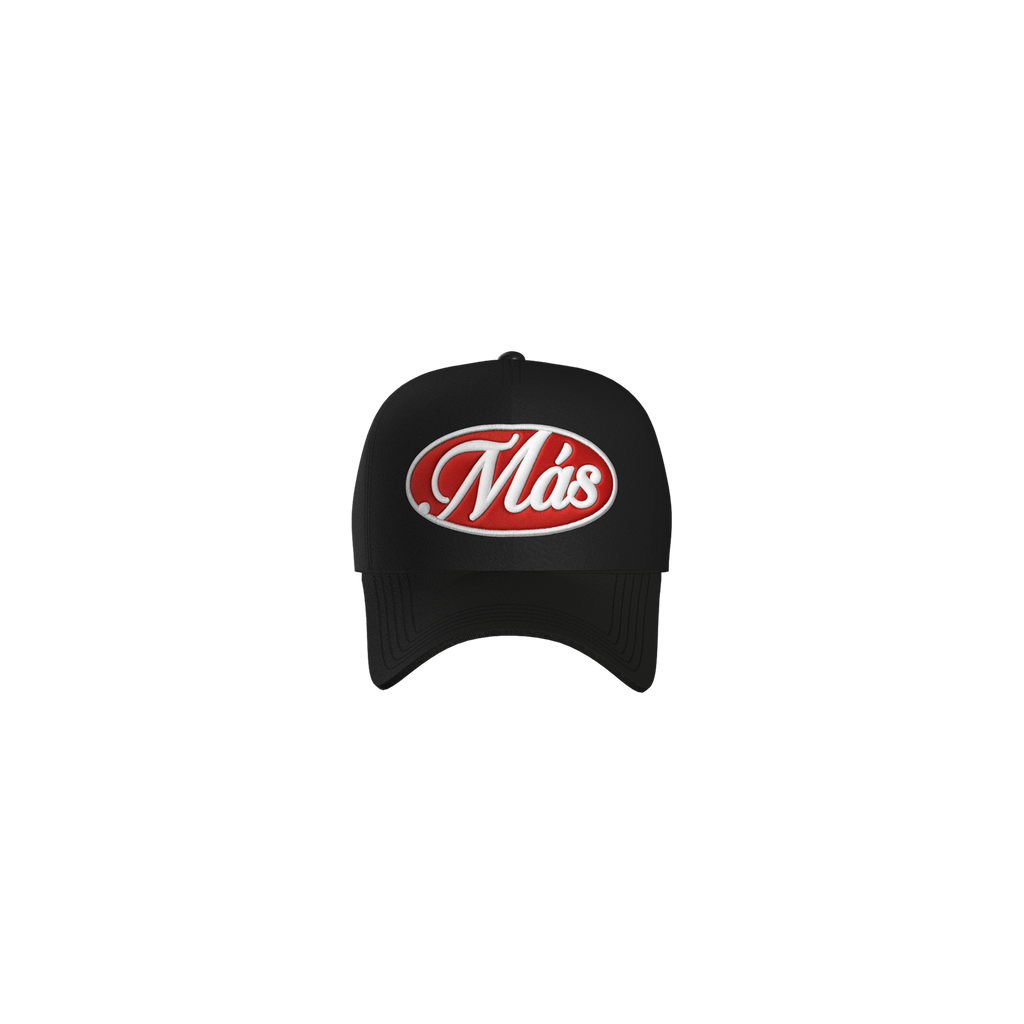 Más Emblem Hat Black