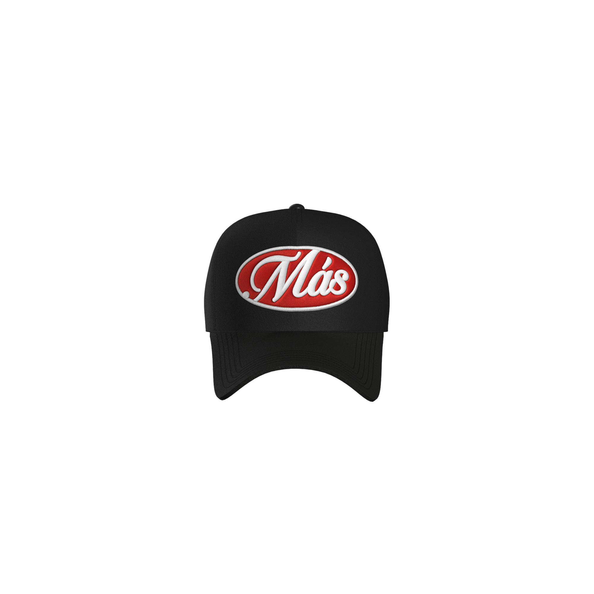 Más Emblem Hat Black