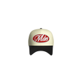 Más Emblem Hat Cream/Black